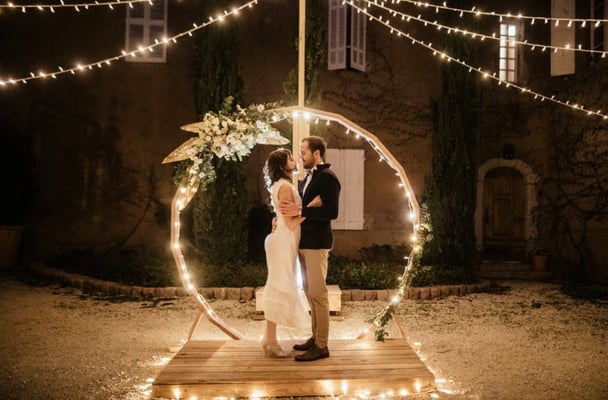 Réalisation Palette works pour un mariage.